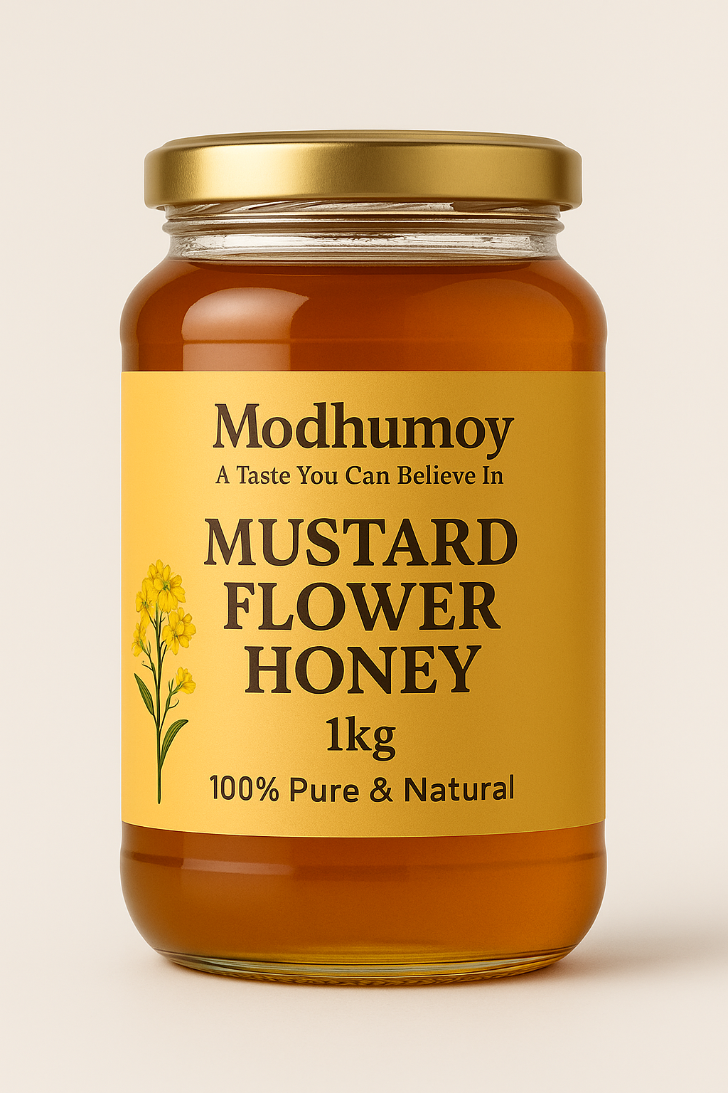 Modhumoy Mustard Flower Honey – 1kg
