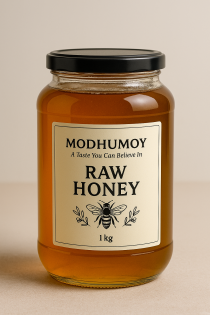 Modhumoy Raw Honey – 1kg 100% Pure & Natural Unprocessed Organic Honey